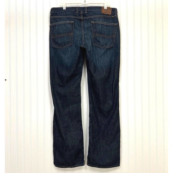 Lucky Brand Jeans 361 Vintage Straight Zip Fly Dark Harp Blue Men's Sz 36 x 32. - Picture 4 of 9